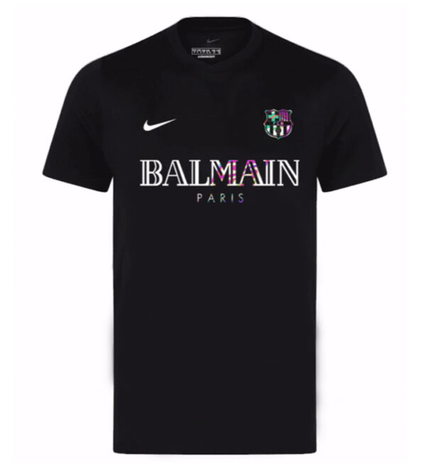 BARCELONA x BALMAIN Dri-Fit Black Jersey