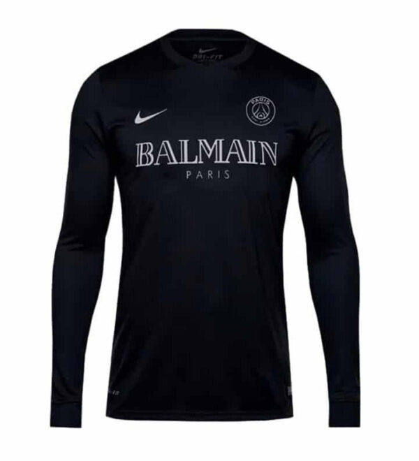 PSG X BALMAIN Long Sleeve Black Jersey