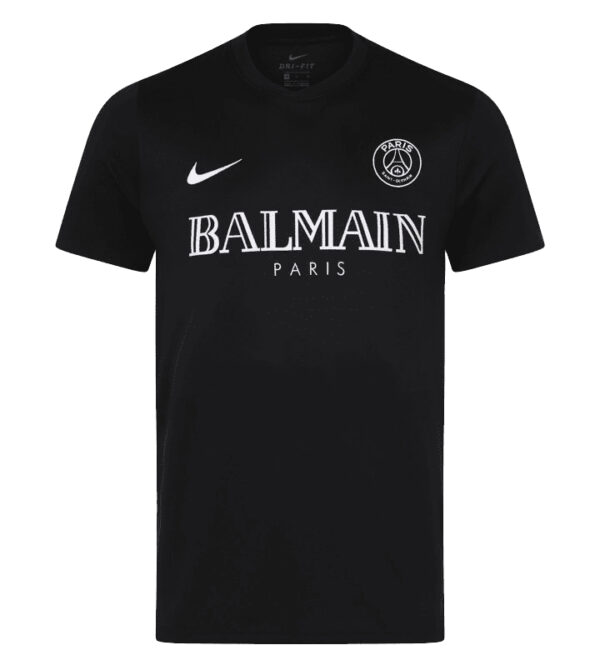PSG x BALMAIN Dri-Fit Black Jersey