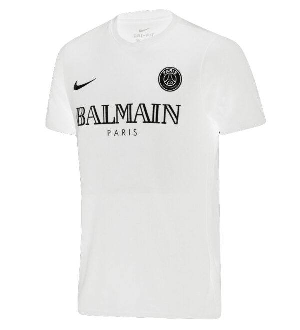 PSG x BALMAIN Dri-Fit White Jersey